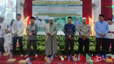 Pj Bupati Barsel, H Deddy Winarwan, Bersama Forkopim dan Al Habib Idrus bin Abdullah Al-Idrus Peringati Hari Anak Yatim Sedunia