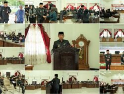 Pj. Bupati Barsel H. Deddy Winarwan Hadiri Rapat Paripurna IV Masa Persidangan II DPRD 2024