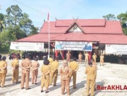 Kedisiplinan dan Kebersamaan Jadi Sorotan dalam Apel Pagi di Kantor Kecamatan Katingan Hilir