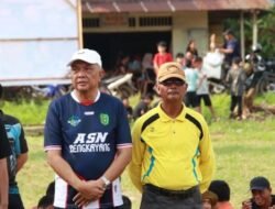 Bupati Bengkayang Resmi Membuka Turnamen Sepak Bola SDR Cup 1 di Sanggau Ledo