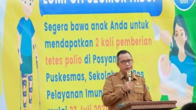 Bupati Bengkayang Resmikan Kick Off Pekan Imunisasi Nasional Polio 2024: Ajak Semua Pihak Berperan Aktif