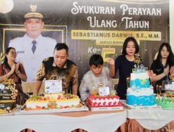 Bupati Bengkayang Rayakan Ulang Tahun Ke-51 dengan Syukuran dan Ucapan Terima Kasih kepada Masyarakat