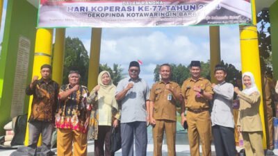 Pemkab Kobar Gelar Upacara dan Ziarah Taman Makam Pahlawan Indra Pura dalam Peringatan Hari Koperasi ke-77