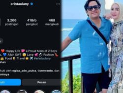 Erin Taulany Tetap Tampilkan Status Istri Bahagia di Instagram Meski Andre Taulany Gugat Cerai