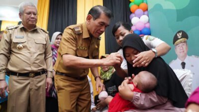 Ani Sofian Ajak Orang Tua Bawa Anak-anak untuk Imunisasi Polio pada Pekan Imunisasi Nasional