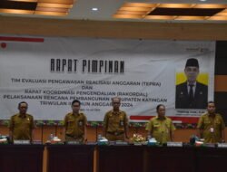 Rapim Tepra dan Rakordal Pelaksanaan Rencana Pembangunan Kabupaten Katingan Triwulan II Tahun 2024