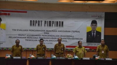 Rapim Tepra dan Rakordal Pelaksanaan Rencana Pembangunan Kabupaten Katingan Triwulan II Tahun 2024