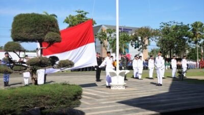 Paskibraka Singkawang Sukses Kibarkan Sang Merah Putih di HUT ke-79 RI