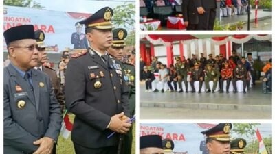 Kapolres Sanggau Tegaskan Pentingnya Kerjasama Lintas Instansi pada Peringatan Hari Bhayangkara ke-78