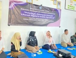 Pemerintah Desa Simpang Tiga Selenggarakan Pelatihan Public Speaking dan Literasi Digital untuk Pemuda