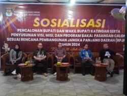 KPU Katingan Gelar Sosialisasi Tahapan Pencalonan Bupati dan Wakil Bupati 2024