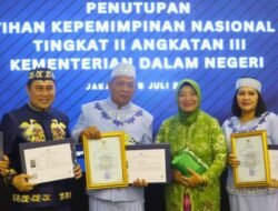 Staf Ahli Bupati Barito Utara Hadiri Penutupan Pelatihan Kepemimpinan Nasional (PKN) Tingkat II Angkatan III Kemendagri