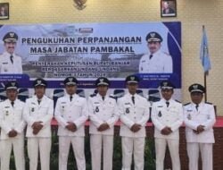 Pambakal Pasiraman Hadiri Pengukuhan Perpanjangan Masa Jabatan Pambakal Se-Kabupaten Banjar