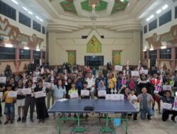 Asisten III Resmi Tutup Turnamen Tenis Meja PJ Bupati Cup 2024